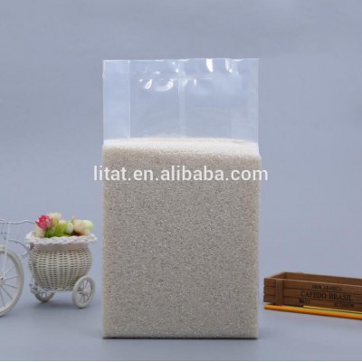 Transparent Food grade frozen leakproof vacuum food plastic bag composite grain food vacuum bag