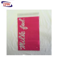 two tapes customized printed opp clear plastic self adhesive mailing bag